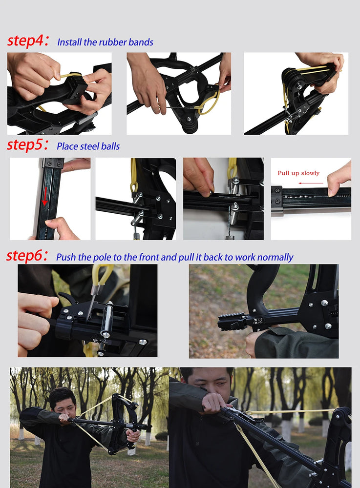 Professional Outdoor Hunting Steel Ball Bow High Power Slingshot Shooting High Quality Shooting Slingshot Recommendation
