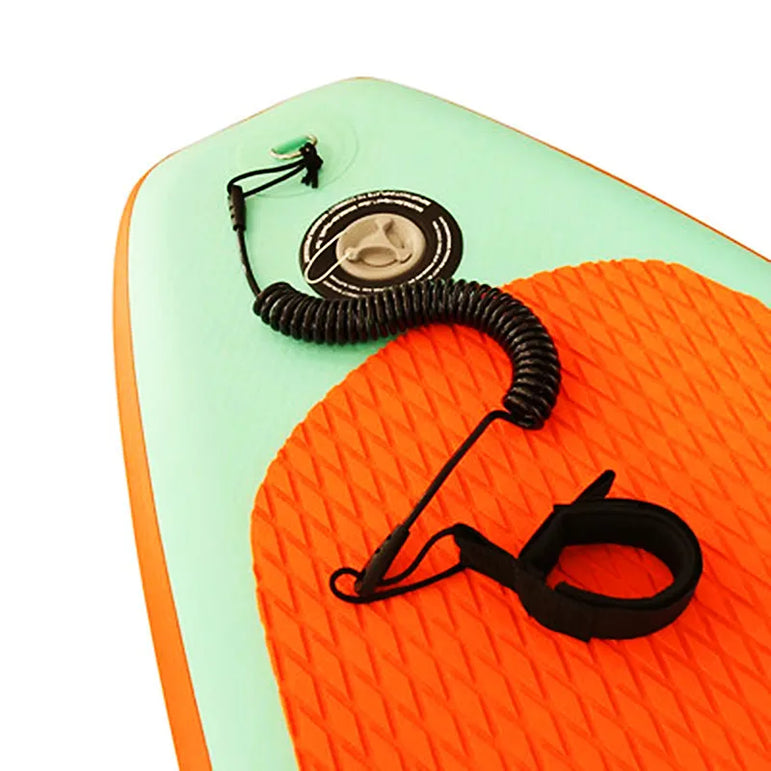 Coiled Surf Leash Safety Surf Sup Coiled Premium Surf Surfboard Paddle Board Wrist Ankle Leash for Sea Surfing Leg Rope