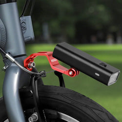 Bicycle Front Light Mount Bracket Aluminum Alloy Bike Headlight Mount Bike Flashlight Mount Stand for Brompton Folding Bike