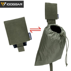 IDOGEAR Tactical Micro Dump Pouch MOLLE Roll-Up Mag Recycling Pouch Foldable 35111
