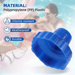 Pool Hose Connector Safe Leak-Proof Pool Adapter Portable Compact Pool Pump Fittings For Park Skimmer Hose Pool Maintenance