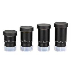 SVBONY 1.25" Telescope Eyepiece 6/9/15/20mm 66° Ultra Wide Angle FMC Eyepiece Set for Telescope