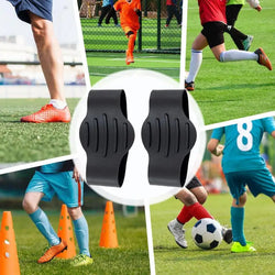 Soccer Shoe Lace Covers Silicone Soccer Cleats Lace Bands Football Accessories High Grip Design Elastic Protector Keeps Laces