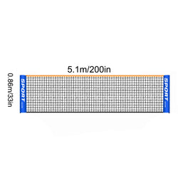 Portable Standard Professional Badminton Net Volleyball Tennis Nets Mesh