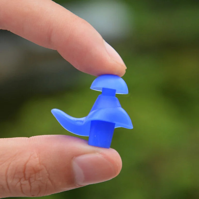 Soft Swimming Earplugs Nose Clip Case Protective Waterproof Noise Prevention Ear Plug Adult Children Silicone Swim Dive Supplies