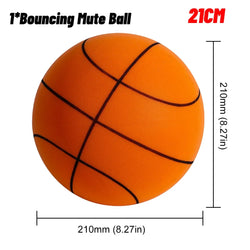18/21/24CM Kids Bouncing Mute Basketball Squeezable Mute Bouncing Basketball Indoor Silent Ball Foam Basketball Bounce Football