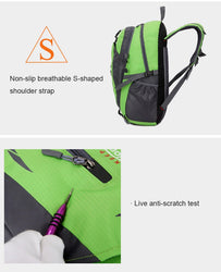 Oulylan Outdoor Sports Backpacks Camping Hiking Backpacks Sports Bag Mountaineering Bag Waterproof Climbing Backpacks Men Women