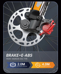 FVKING E6 Electric Bike Adults 2000W Peak Gear Hub Motors Electric Motorcycle 52V40AH Battery Speed 60Kmh Mountain E-bikes GT73