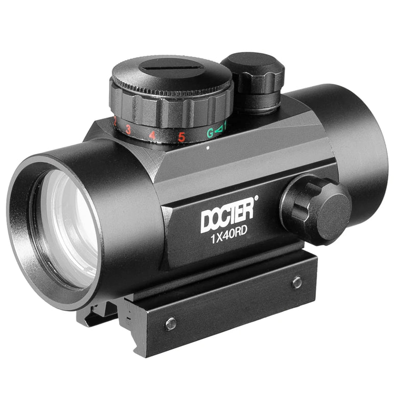DOCTER 1x40 Red Dot 3x Magnifier Holographic Green Dot Sight  Tactical Red Dot 3x Magnifier Combination Hunting