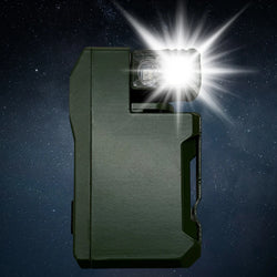 Rechargeable EDC Flashlight 400 Lumens Mini Flashlight with RGB Light Magnetic Keychain Flashlight for Outdoor Camping Hiking