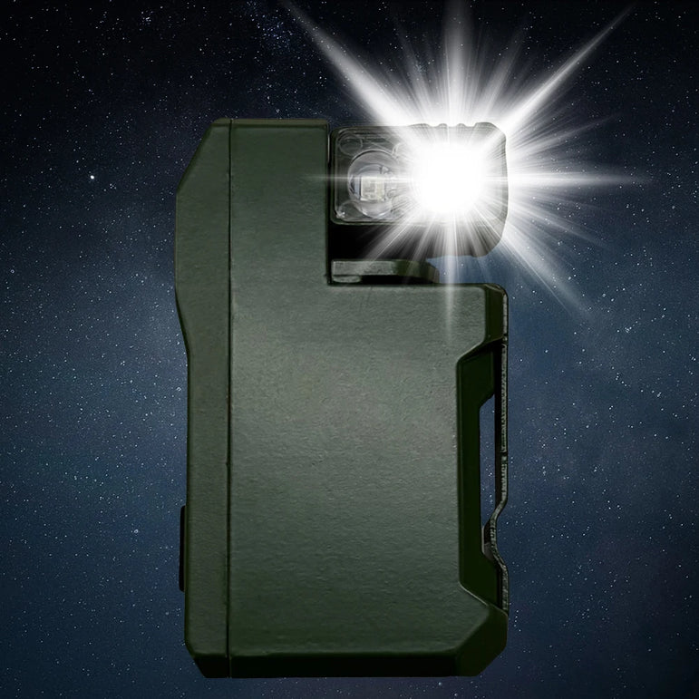 Rechargeable EDC Flashlight 400 Lumens Mini Flashlight with RGB Light Magnetic Keychain Flashlight for Outdoor Camping Hiking