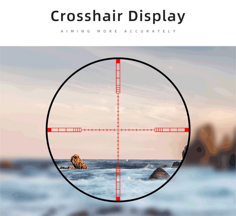 DIANA 6-24X44 Tactical Optic Cross Sight Green Red Illuminated Riflescope Hunting Rifle Scope Sniper Airsoft Air Guns