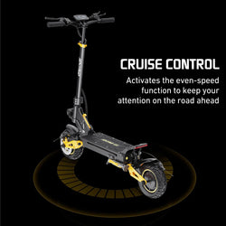 IENYRID IE-ES1 Foldable Electric Scooter 2x1200W Dual Motor Peak 3000W 48V20.8Ah Lithium Battery E-Scooter 10-inch Tires