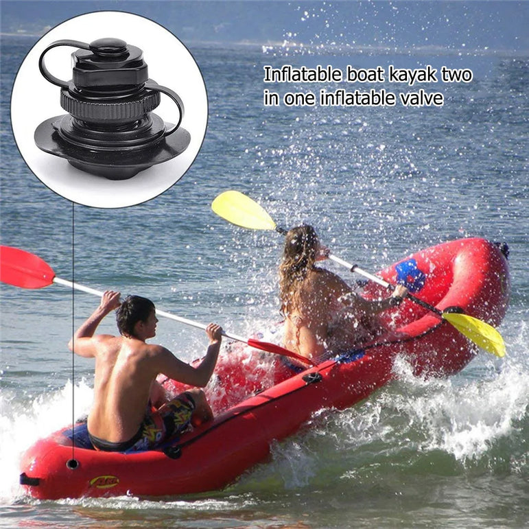 3-10PCS Inflatable Boat Kayak Air Valve Nozzle Cap Airbed Air Mattress Valves Adapters Inflatable Boat Repair Parts Fittings