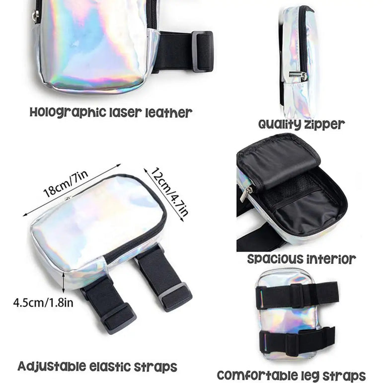 Carnival Thigh Bag For Women Travel Leg Pack Adjustable Strap Leg Harness Bag Stylish Women Thigh Harness Leg Bag Comfortable