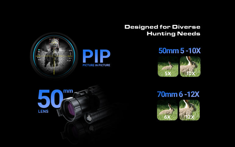 PARD DS5 Night Vision Scope WiFi 1080P Hunting Monocular Waterproof Digital Camera with Rangefinder NV-S450CL/NV-S470CL