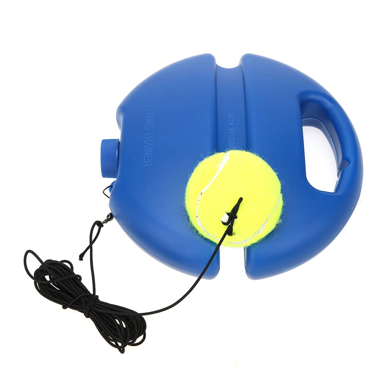 Solo Tennis Training Kit Rebound Ball with Long Elastic Rope Tennis Practice Rebounder Equipment for Self Tennis Practice