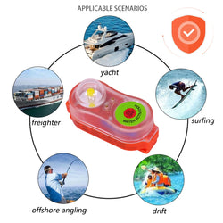 5-1pcs Surfing Life Jacket Light LED Lithium Lamp Position Indicator Self-Lighting Swimming Life Vest Emergency  Lamp
