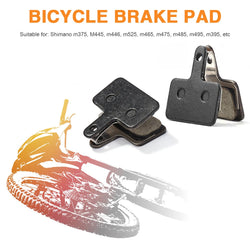 1 Set MTB Bike Brake Pads for SHIMANO M375 M445 Bicycle Resin Disc Brake Parts