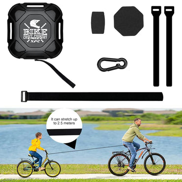 Retractable Bicycle Tow Rope Mountain Bike Parent-Child Pull Rope Flexible Trailer Rope Outdoor Tools