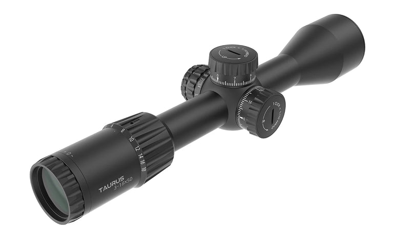 Vector Optics Tauron 3-18x50 FFP Riflescope | 1/10 MIL Turret Lock Adjustment | Zero Stop | For Field Tactical & Hunting
