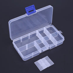 Portable Lure Tackle Box Removable Plastic Fishing Tackle Box Fake Bait Hook Fishings Gear Tool Storage Box For Fishing Bait