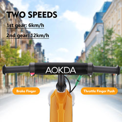 Kids Electric Balance Bike AOKDA K8 180W Children Toy 3 Speed 12Km/h Max Load 40KG Bicycle for Children 2 - 12 Age Children