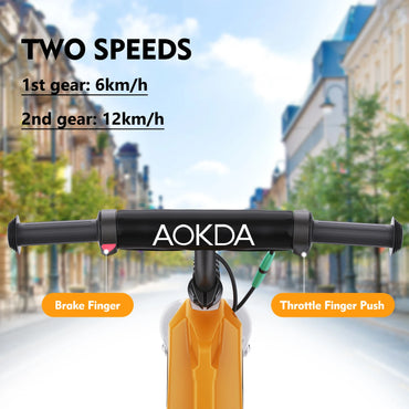 Kids Electric Balance Bike AOKDA K8 180W Children Toy 3 Speed 12Km/h Max Load 40KG Bicycle for Children 2 - 12 Age Children