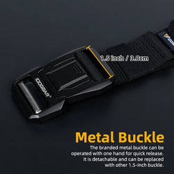 IDOGEAR 2 inch Tactical Belt LSR MOLLE Quick Release Metal Buckle Lightweight Man Outdoors Training Waistband 3433