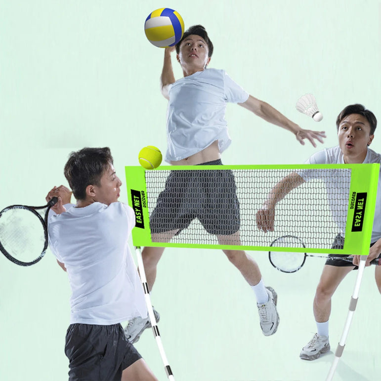 Professional Badminton Net Volleyball Tennis Training Square Net Height Adjustable Volleyball Net for Court Backyard Beach