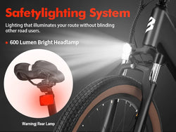 LUCKEEP C26 Aldult EBike 750W Motor 48V15AH Removable Battery City Electric Bikes 26*3.0-inch Off-road Mountain Electric Bicycle