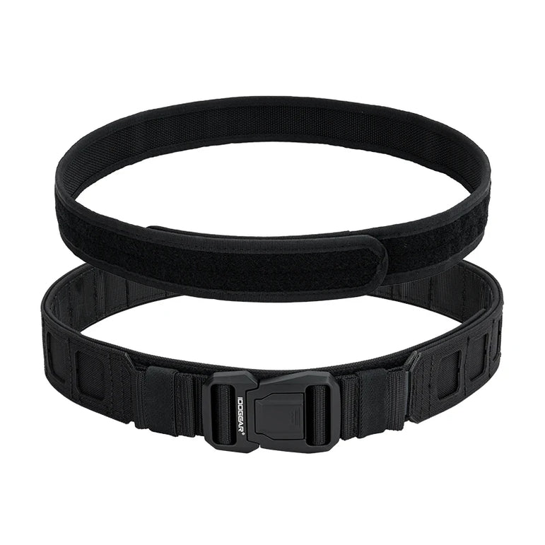 IDOGEAR 2 inch Tactical Belt LSR MOLLE Quick Release Metal Buckle Lightweight Man Outdoors Training Waistband 3433