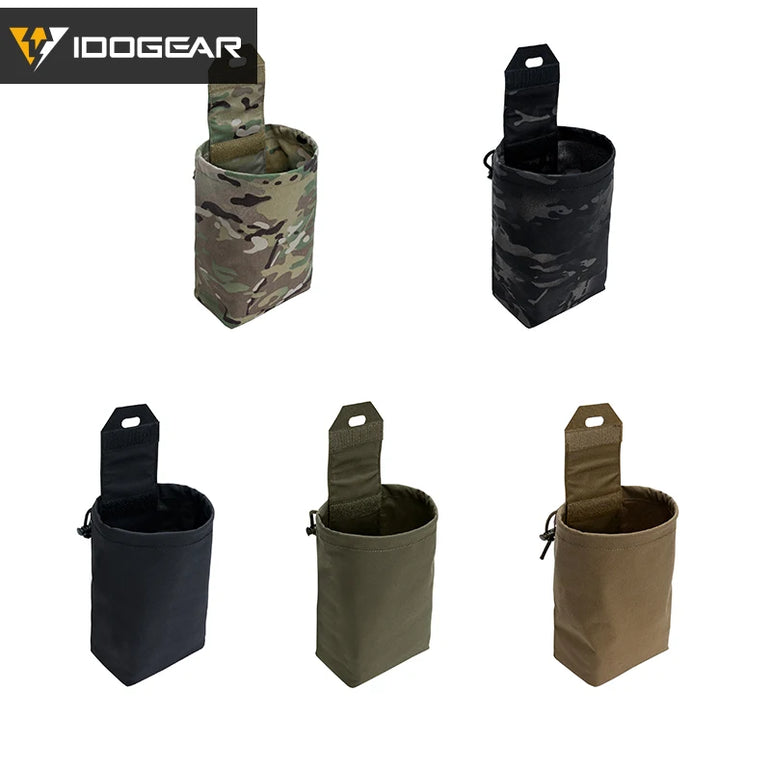 IDOGEAR Tactical Foldable Recycling Bag Dump Pouch MOLLE Drop Pouch durable Mini  35116
