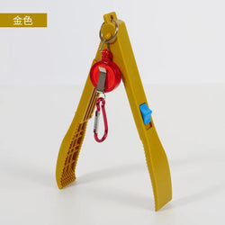 Fish Control Plier Portable Non-slip ABS Fish Clip Catcher Fishing Gear Supplies for Fisherman Comfortable to Handle Fish Clamp