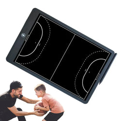 LCD Drawing Board Soccer Tactics Board Basketball Coaching Board 16 Inches Strategy LCD Writing Tablet Soccer Coaches Clipboard