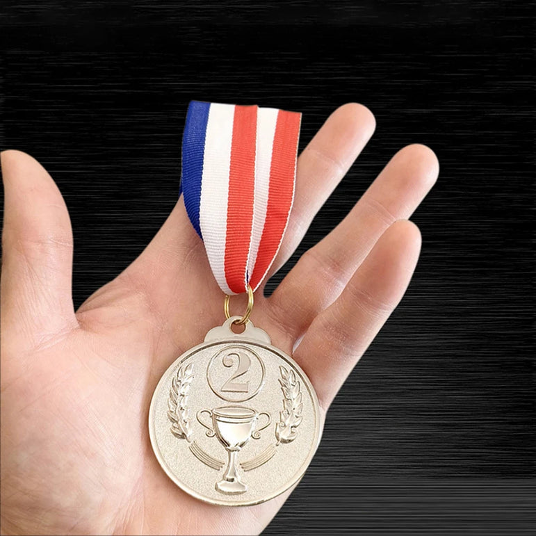 Gold Silver Bronze Medal Gold Silver Bronze Prizes Award Soccer Football Medals for Championship Cheerleading Sports Competition