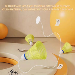Automatic Rebound Badminton Trainer Badminton Single-Player Rebound Trainer Self Study Badminton Trainer Set Automatic