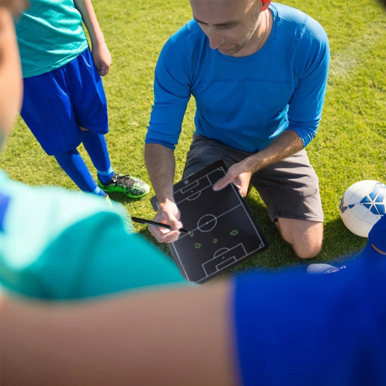 16 Inch LCD Electronic Football Tactical Board with Pen Soccer Coaching Board for Football Coach Marker Training Writing Tablet