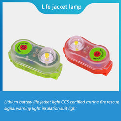 5-1pcs Surfing Life Jacket Light LED Lithium Lamp Position Indicator Self-Lighting Swimming Life Vest Emergency  Lamp
