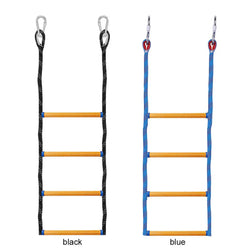 4 Step Boat Rope Ladder Folding Marine Rope Ladder Heavy Duty Climbing Rope Portable Rope Boarding Ladder