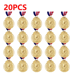 10-50pcs Gold Silver Bronze Award Medal Winner Reward Football Competition Prizes Award Medal For Souvenir Gift Sport Kids