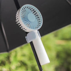 Silicone Personal Fan Clip For Parasol Handheld Personal Fan Holder  blue/pink Multipurpose Clip Parasol Handheld Electric Fan