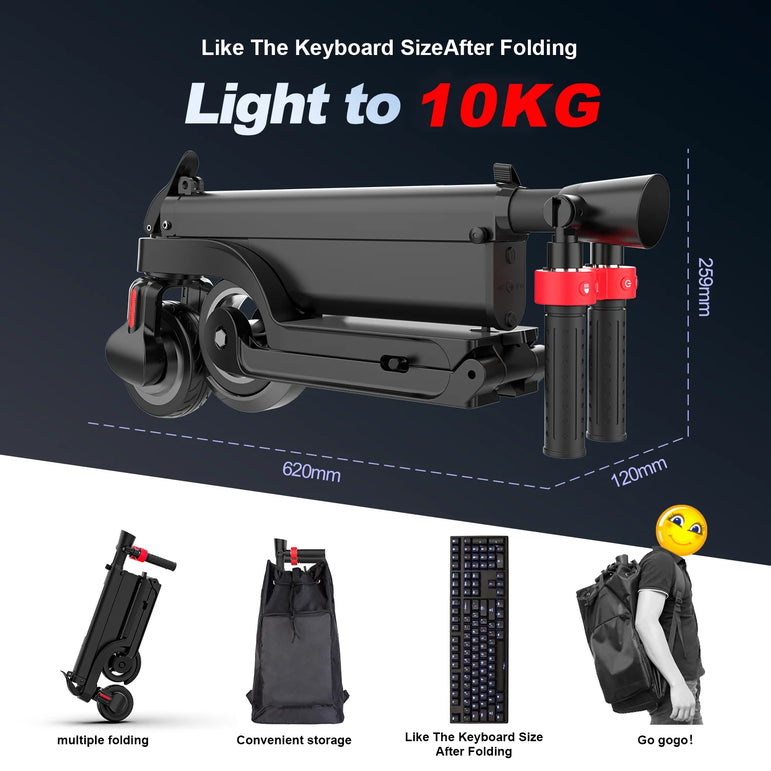 HX Foldable Electric scooter 7.5A 350W 25KM/H electric scooters 36V EScooters 5.5 Inch E Scooter For Adults
