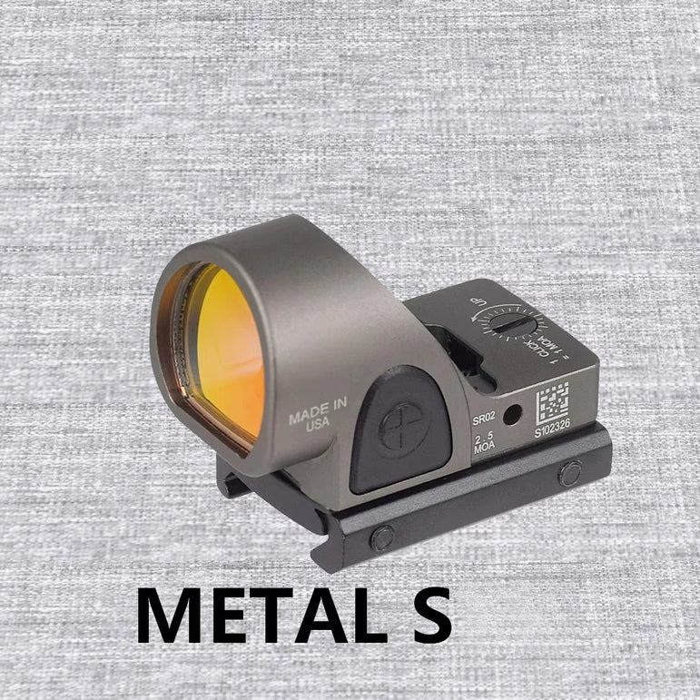 Tactical RM S Red Dot Sight Collimator Reflex For GLOCK 17 Scope Optics Riflescope Fit Airsoft Weapons 20mm Rail Hunting
