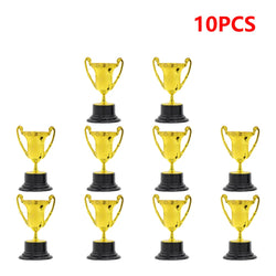 Gold Small Trophy Cups for Kids Plastic Golden Award Trophy Cup Gold Participation Trophy Cup For Party Favors Props Rewards