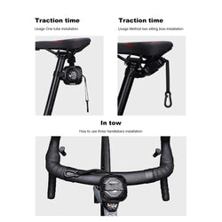 Retractable Bicycle Tow Rope Mountain Bike Parent-Child Pull Rope Flexible Trailer Rope Outdoor Tools