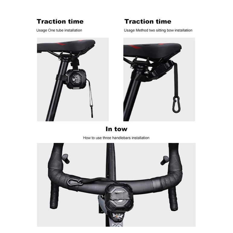 Retractable Bicycle Tow Rope Mountain Bike Parent-Child Pull Rope Flexible Trailer Rope Outdoor Tools