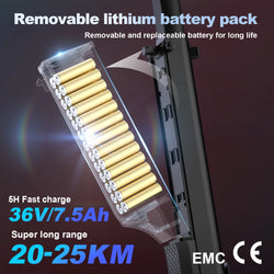 HX Foldable Electric scooter 7.5A 350W 25KM/H electric scooters 36V EScooters 5.5 Inch E Scooter For Adults