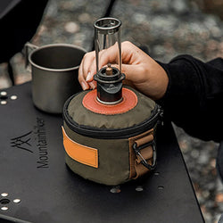 Portable Camping Gas Candle Lamp Light Outdoor Butane Gas Light Tent Lantern for Emergency Fishing Picnic Night Light Gas Lamp
