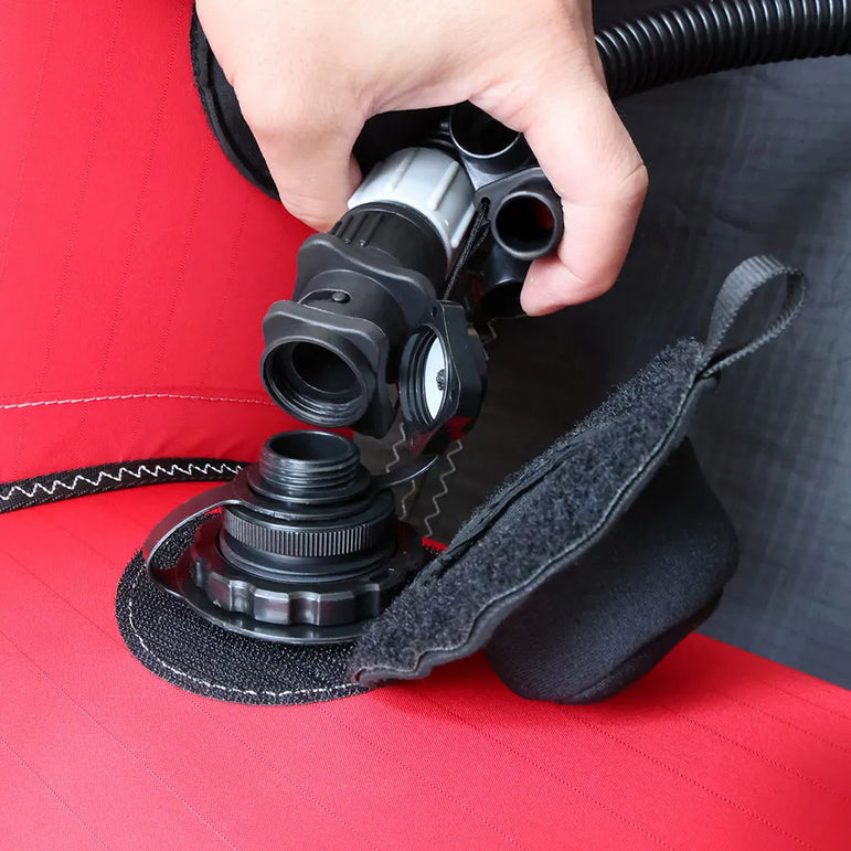 Air Valve Pump Connector with Air Valve Nozzles Paddleboard Pump Adapter for Inflatable Boat Stand-Up Paddleboard Bed